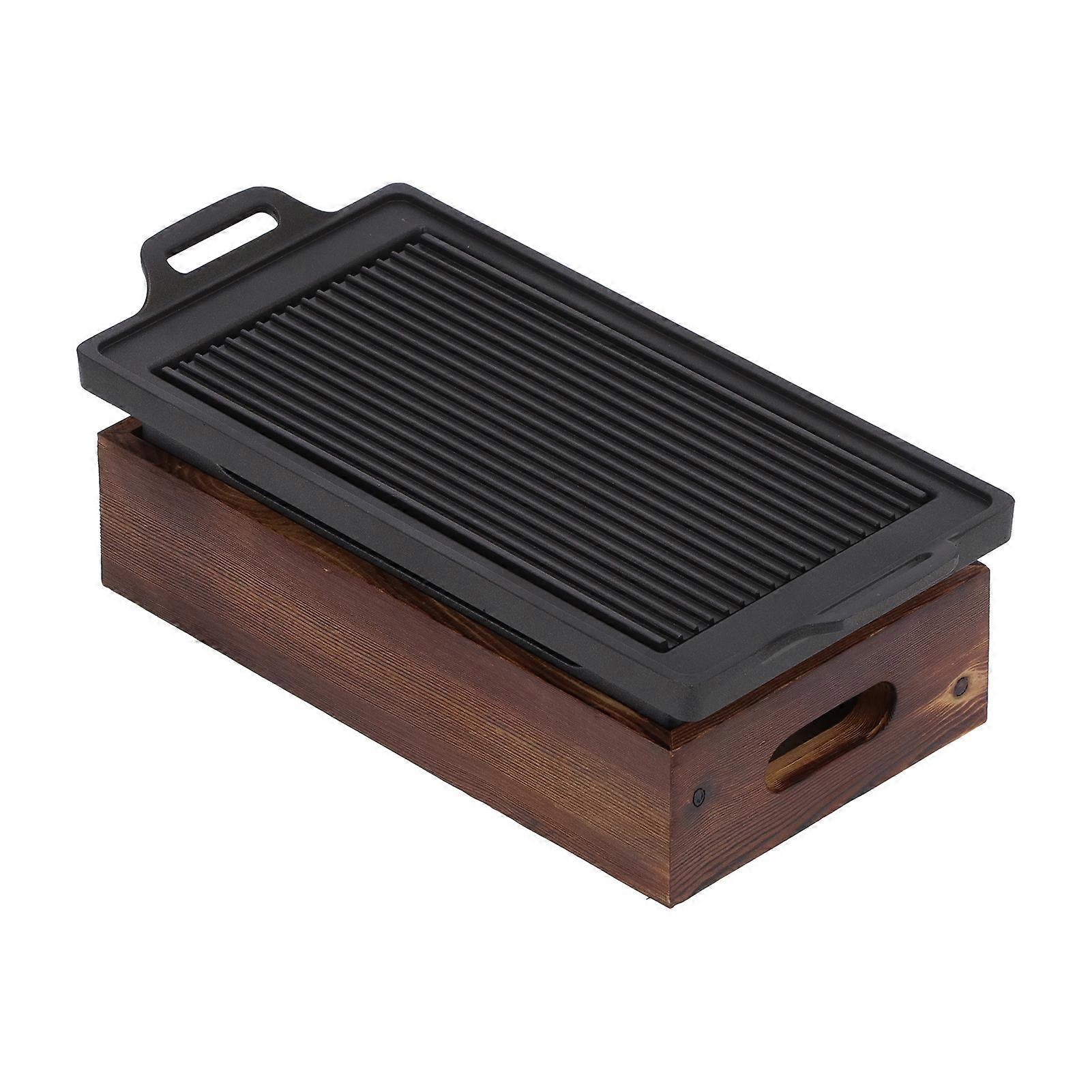 Multi-Function Barbecue Baking Tray Smokeless Non-Stick Barbecue Plate BBQ Grill Pan