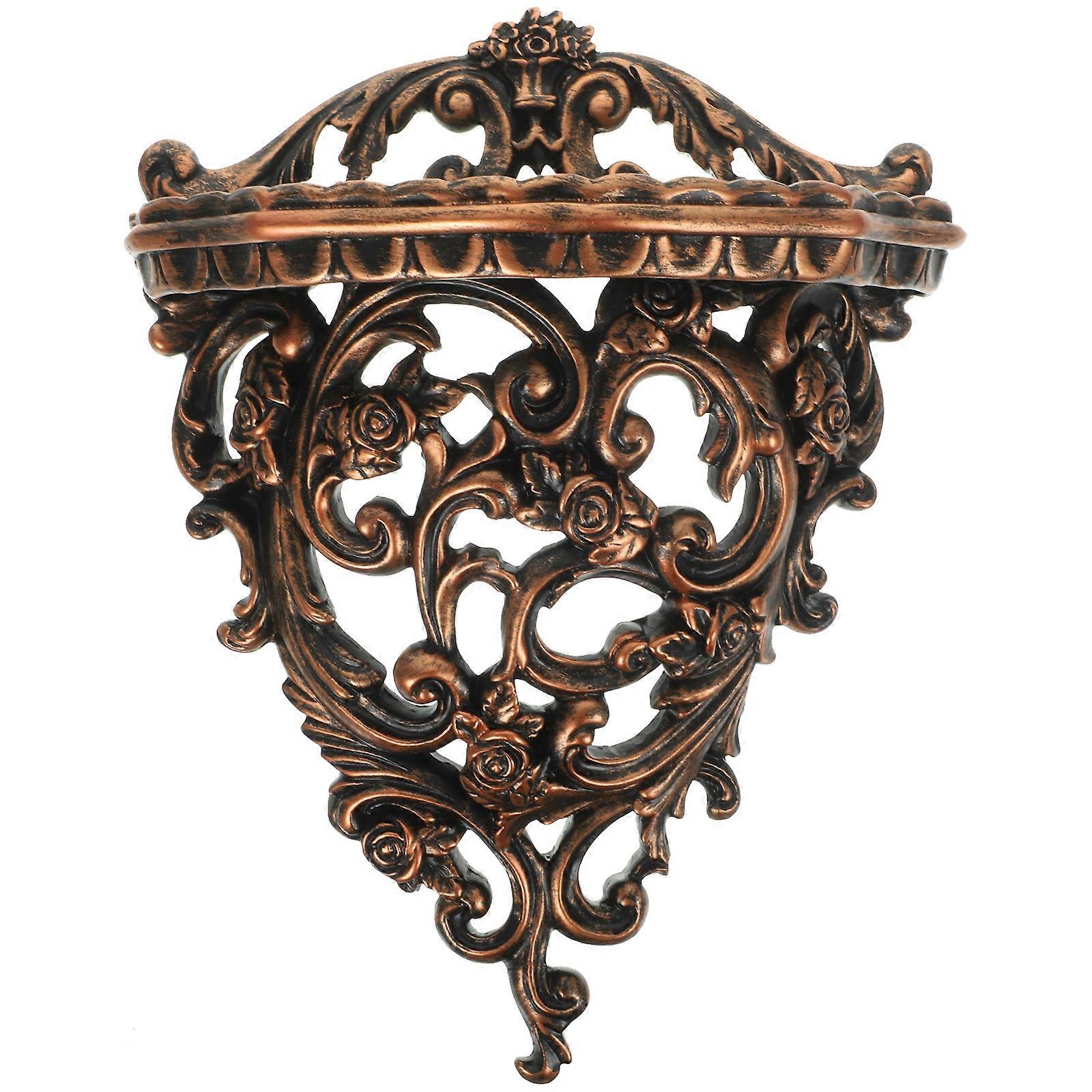 Wall Mounted Storage Shelf European Style Wall Floating Shelf Decorative Wall Organizer
