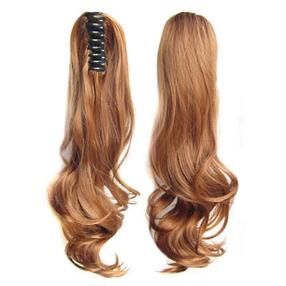 Perruque queue de cheval à pince griffe de tigre 170 g 56 cm