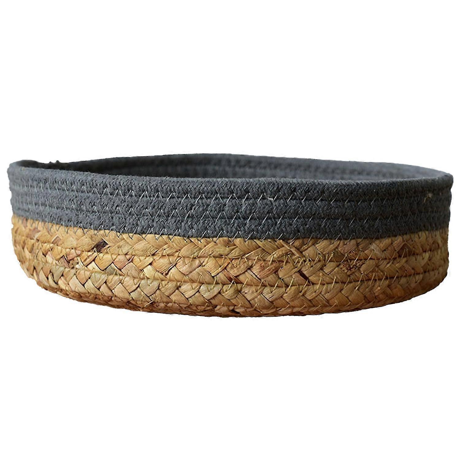 Practical Storage Basket Pastoral Handmade Straw Multi-Functional Sundries Fruit Holder for Kitchen-ZZY