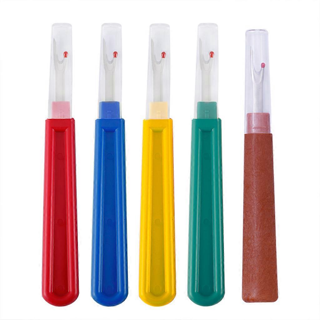 5pcs/set Large for Sharp Seam Rippers for Cross Stitch Unpicker Craft Tool Plast