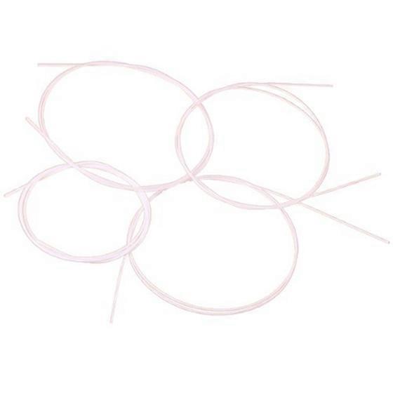 Set di 4 corde per ukulele in nylon bianco
