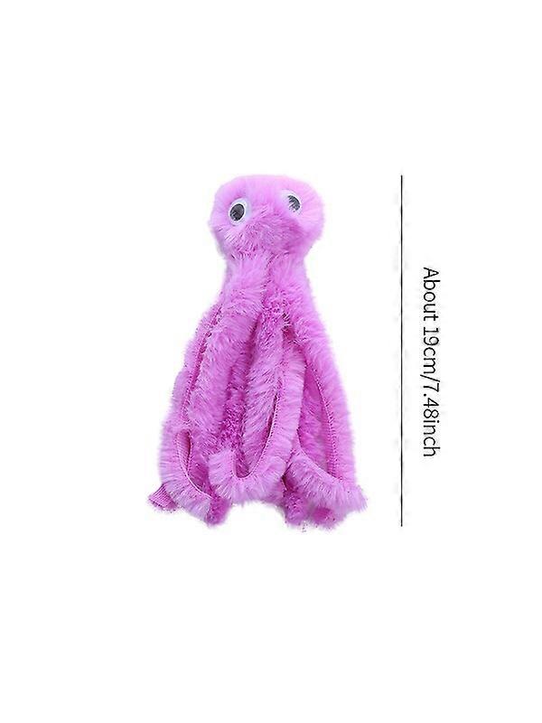 Cat toy Cute octopus plush toy bite resistant teeth interactive play pet supplies Dog Supplies