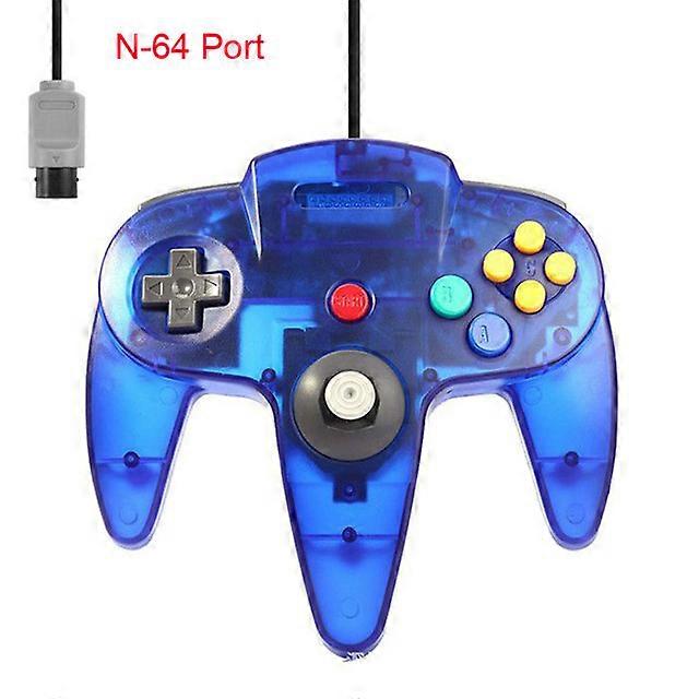 Voor Nintend N64 Gamepad Transparante Bedrade Controller Gaming Joystick Game Pad Voor Mac Gamepads