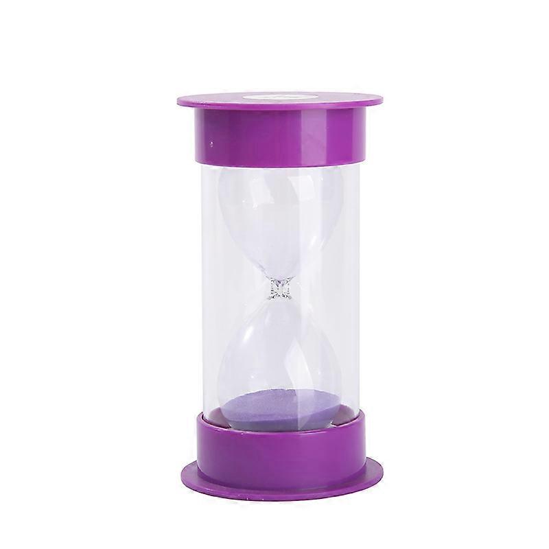 Hourglass timers with protection for kitchen timer and time at 5 mins 10 mins 30 mins (5 mins purple)