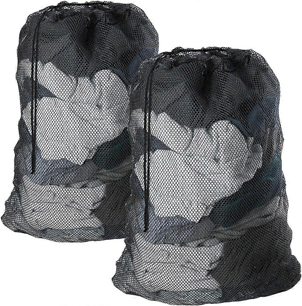 Laundry Net Laundry Bag - Washing Nets Protect Machine Washing Clothes - Black (2 Pcs)