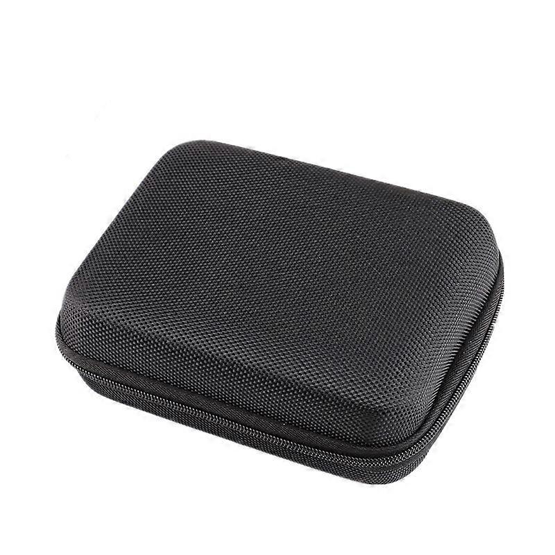 Replaceable travel handbag (black) with hard case, can be placed accessories