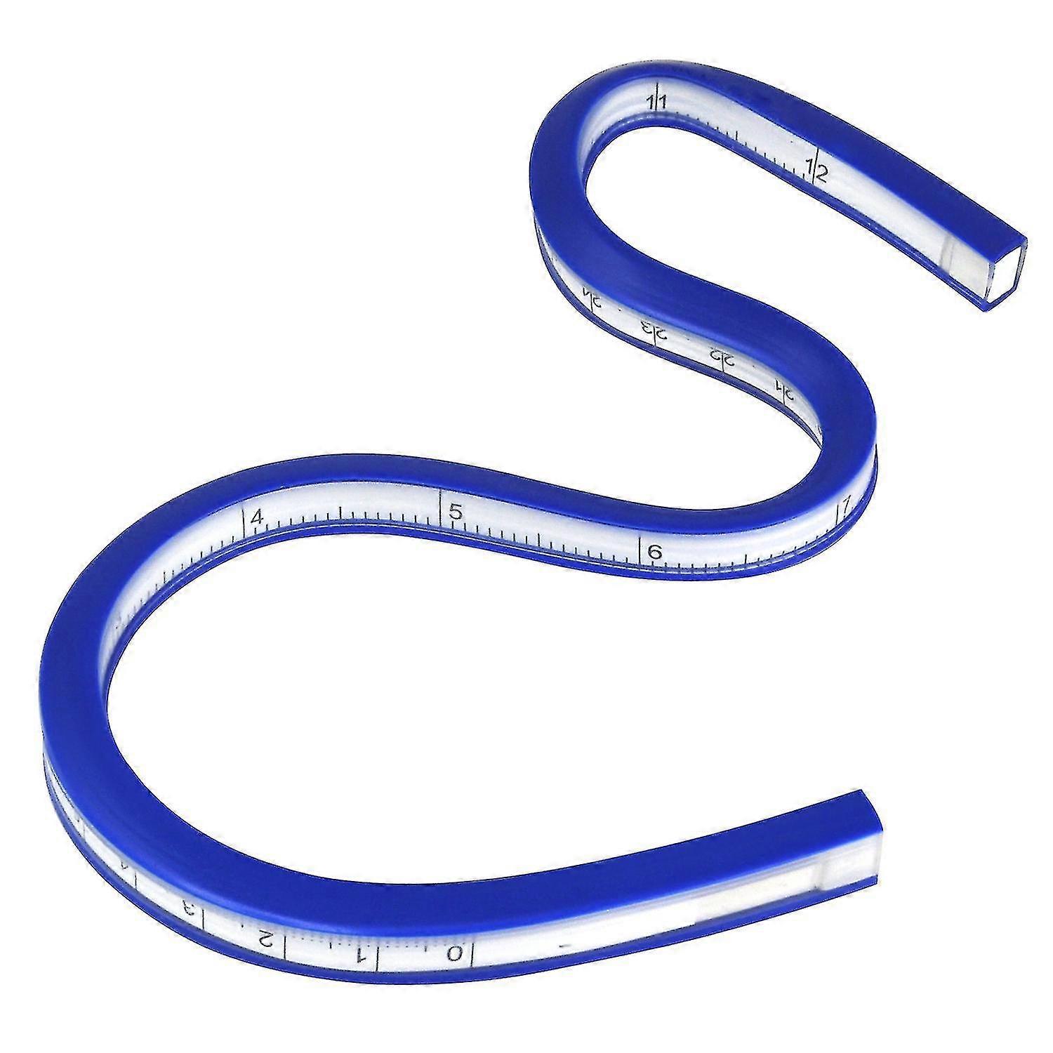 30cm Flexible Helix Vinyl Plastic Curve Ruler