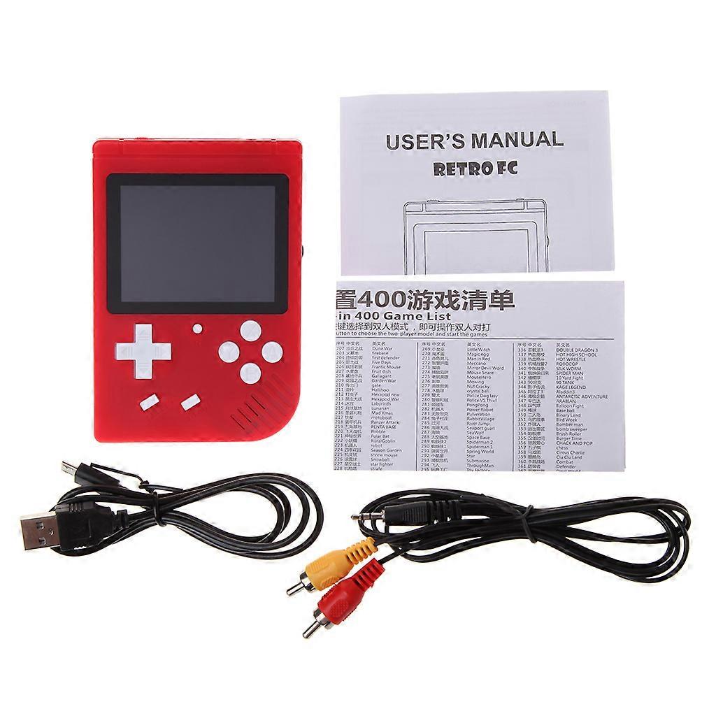3.0" LCD Screen Handheld Game Player Built-In 400 Classic Video Game Console