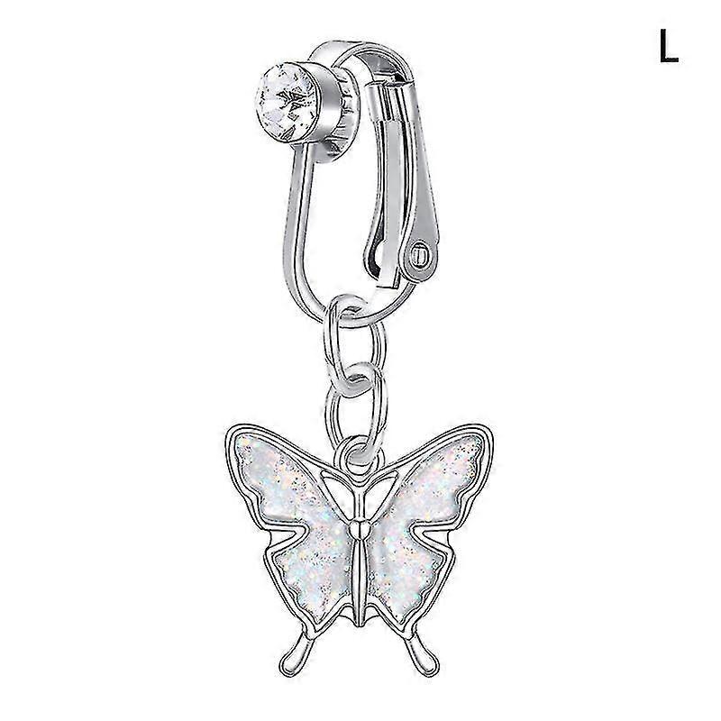 1pc falso ombelico anello falso clip sulla pancia piercing non piercing ombelico anello tw