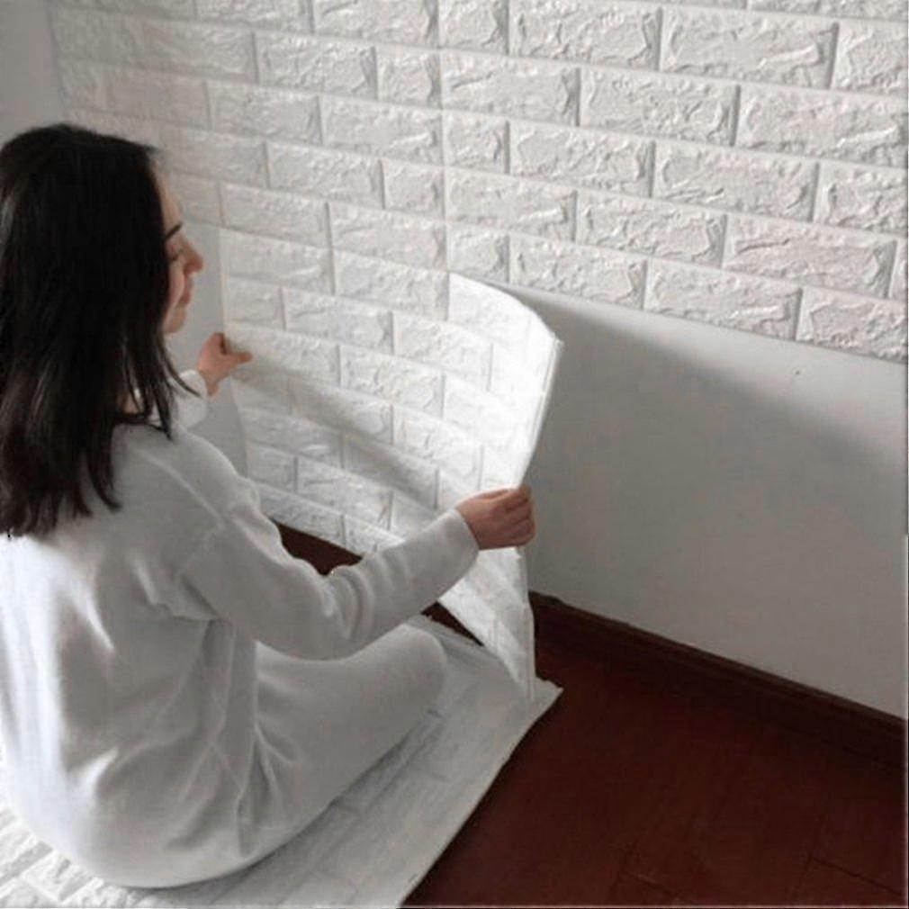 3d Brick Pattern Wallpaper Bedroom Room Modern Wall Background Decor