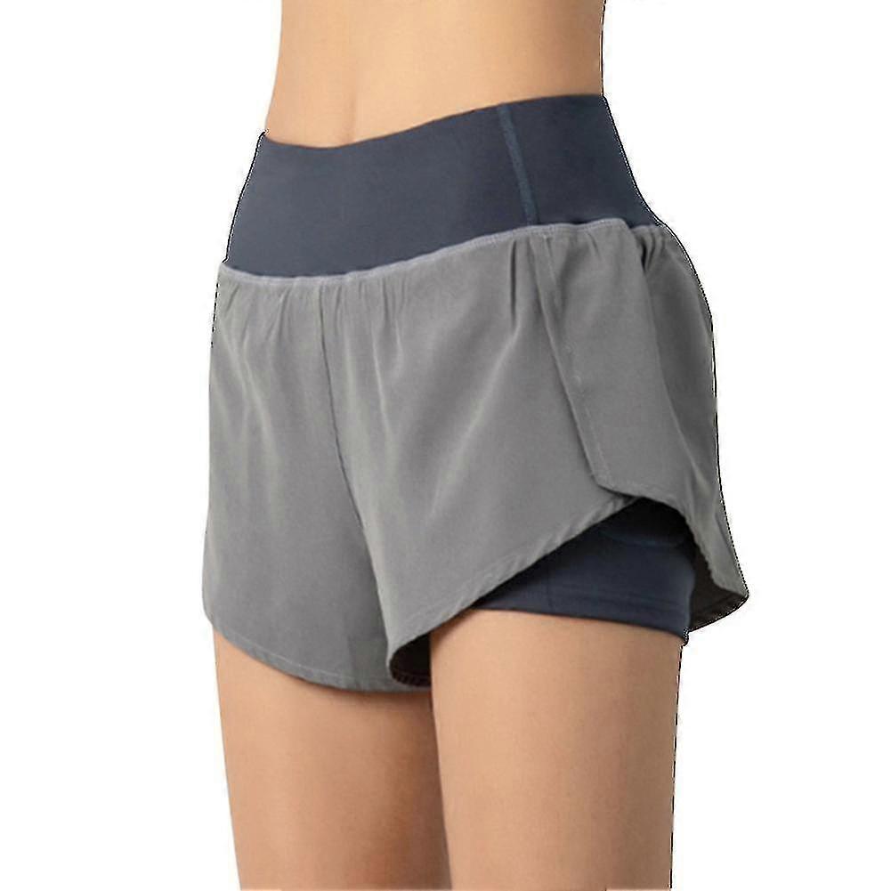 Women Sport Running Shorts Quick Dry High Elasticity Double Layer Shorts With High Quality