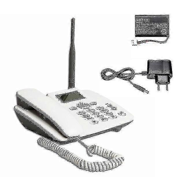 High Quality Fixed Wireless Phone 4g Desk Phone Support Gsm 850/900/1800/1900mhz Sim Card Cordless Phone With Antenna Radio Clock