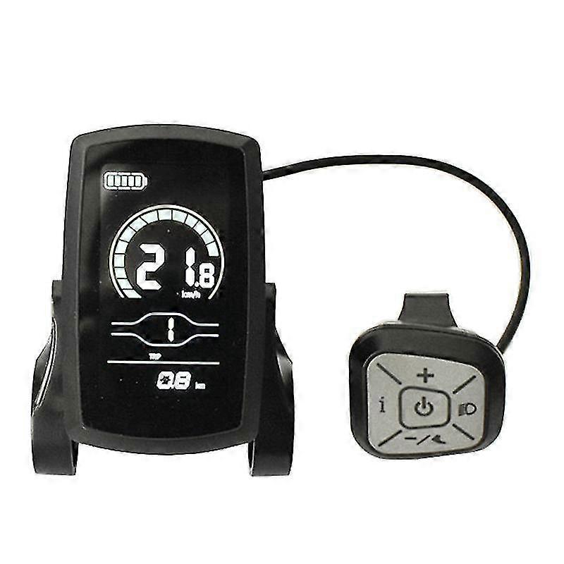 Ebike 36v48v Yl80c Lcd Meter Intelligent Control Panel Display pour Ebike Controller Waterproof Plug