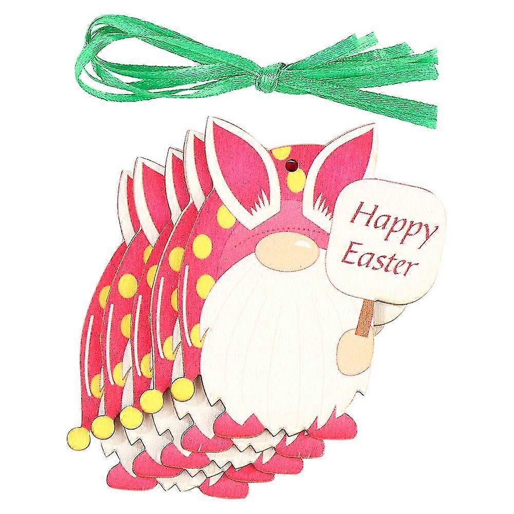 5pcs Easter Spring Decoration Easter Pendant Ornaments Pendant Faceless Dwarf Elf Easter
