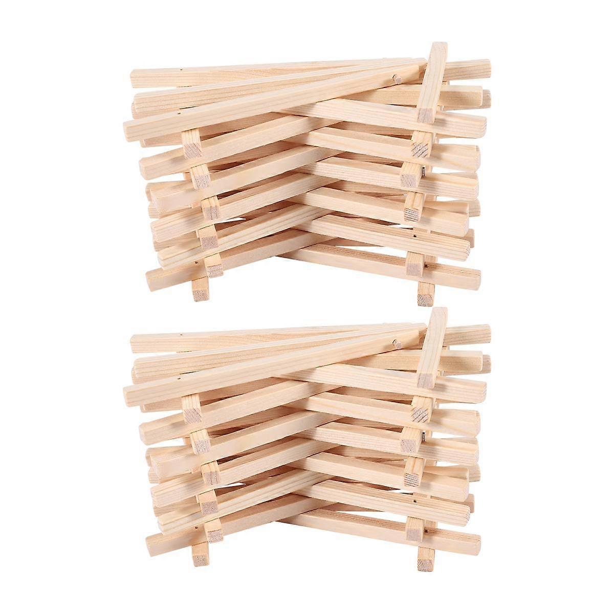 24 Pack Mini Wood Display Easel Wood Easels Set For Paintings Craft Small Acrylics Oil Projects