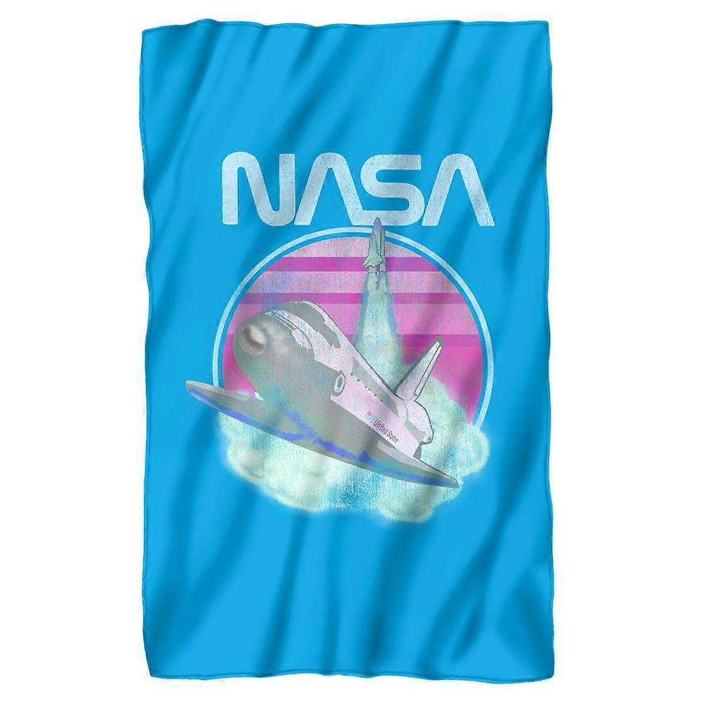 NASA Shuttle Launch Fleece Teppe-blå-nasashuttlelaunchMWWLF40