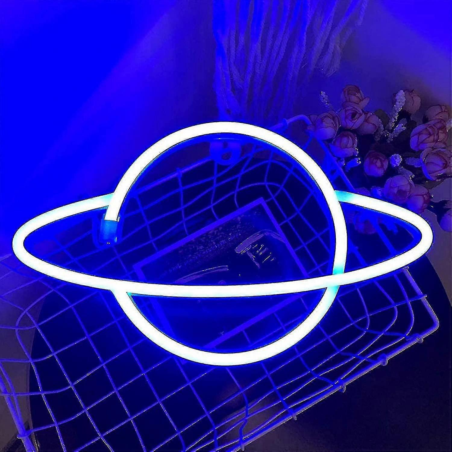 Neon Semne-planeta Neon Semn|led Neon Lumina Neon Semne de perete, pinkblue