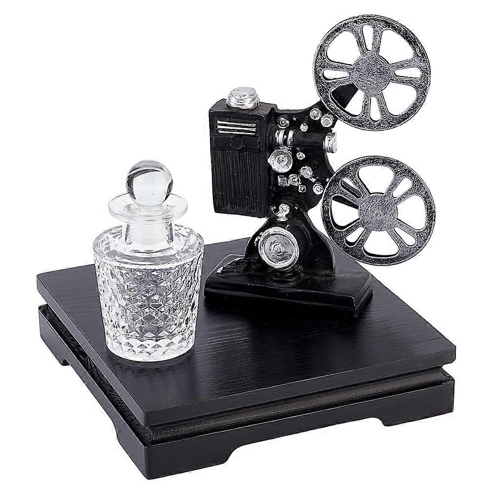 Wood Display Pedestals Square Black 20x20x4.5cm