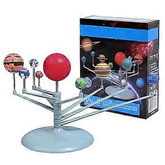 Solar System Model Diy Kit Planetary Instrument 360 Rotation 9 Planets Models Stem Astronomy Arts Science Educational Gift Tool