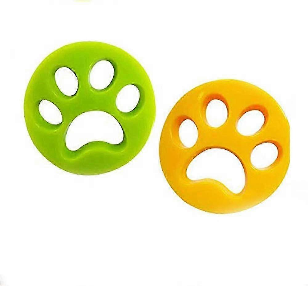 Reusable 2-Pack Pet Hair Remover for Washing Machine, Electrostatic Lint Catcher with Anti-Winding Tech