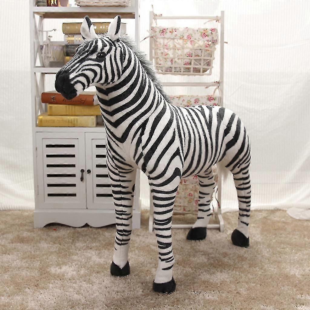 35/45/55cm Mjuk plyschfylld Zebra Kawaii Kramkudde för flickor Pojkar Favor Set