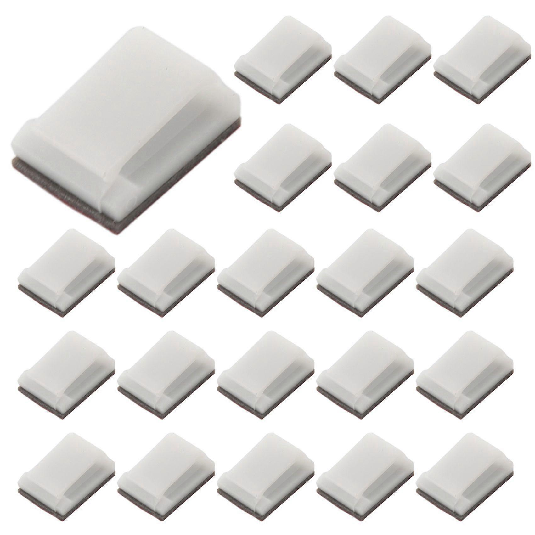 Staffe e clip di montaggio per strisce luminose a LED autoadesive, clip per strisce luminose a LED, supporto per strisce luminose a LED (confezione da 100 bianchi)