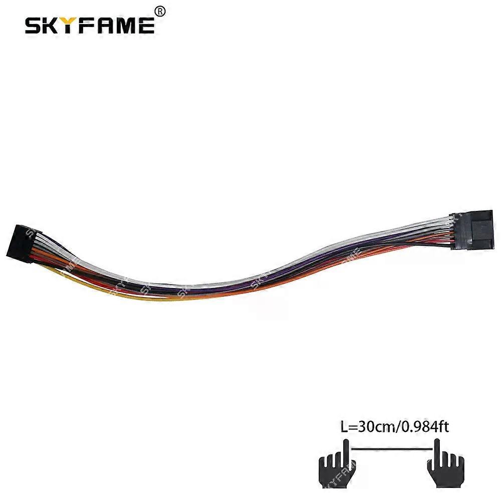 Gilt für Auto 16pin Extended Line Extend Kabelbaumadapter für Android-Radio-Stromkabel