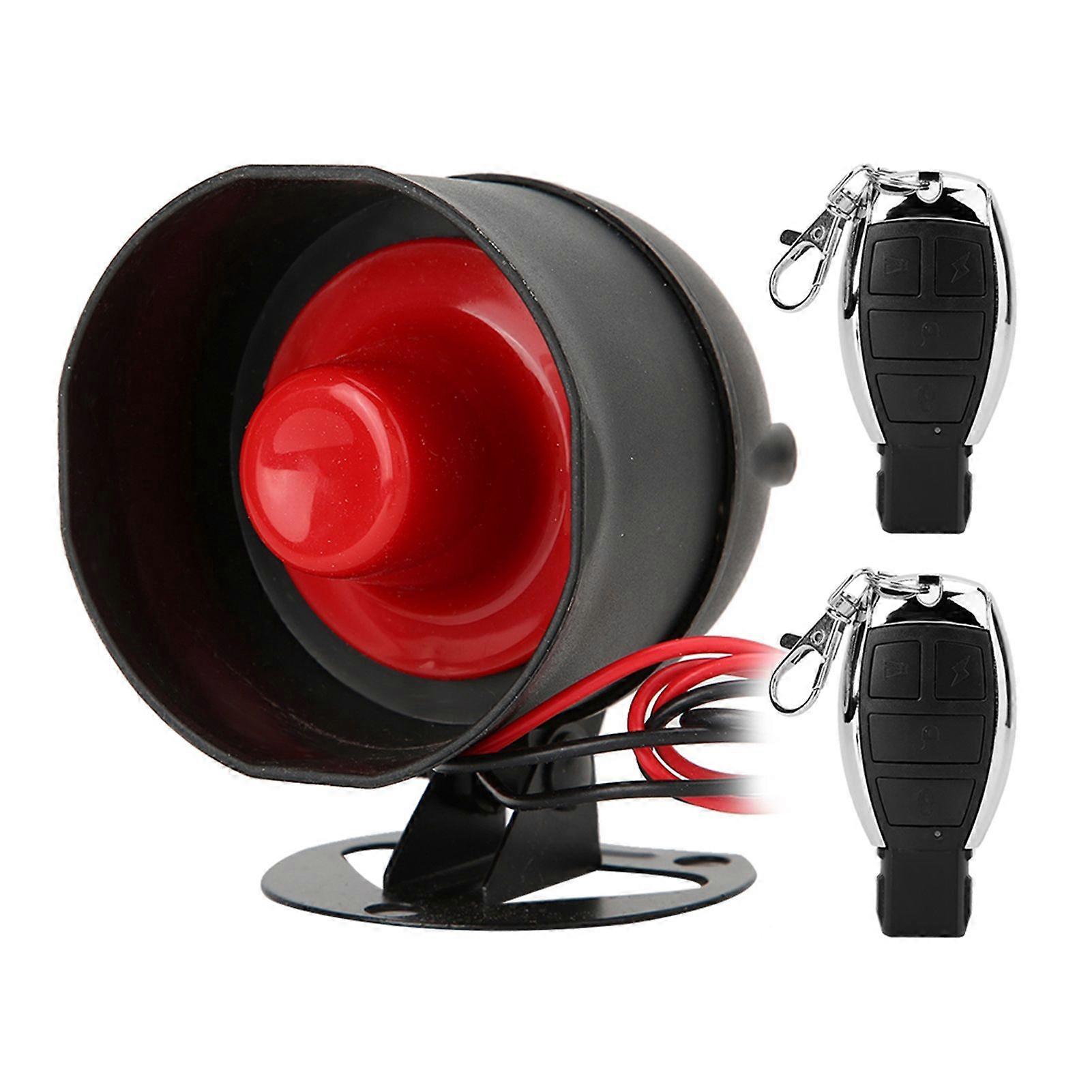 Remote Start Flameout Type Car Alarm Speaker Horn Anti theft Security System All In One