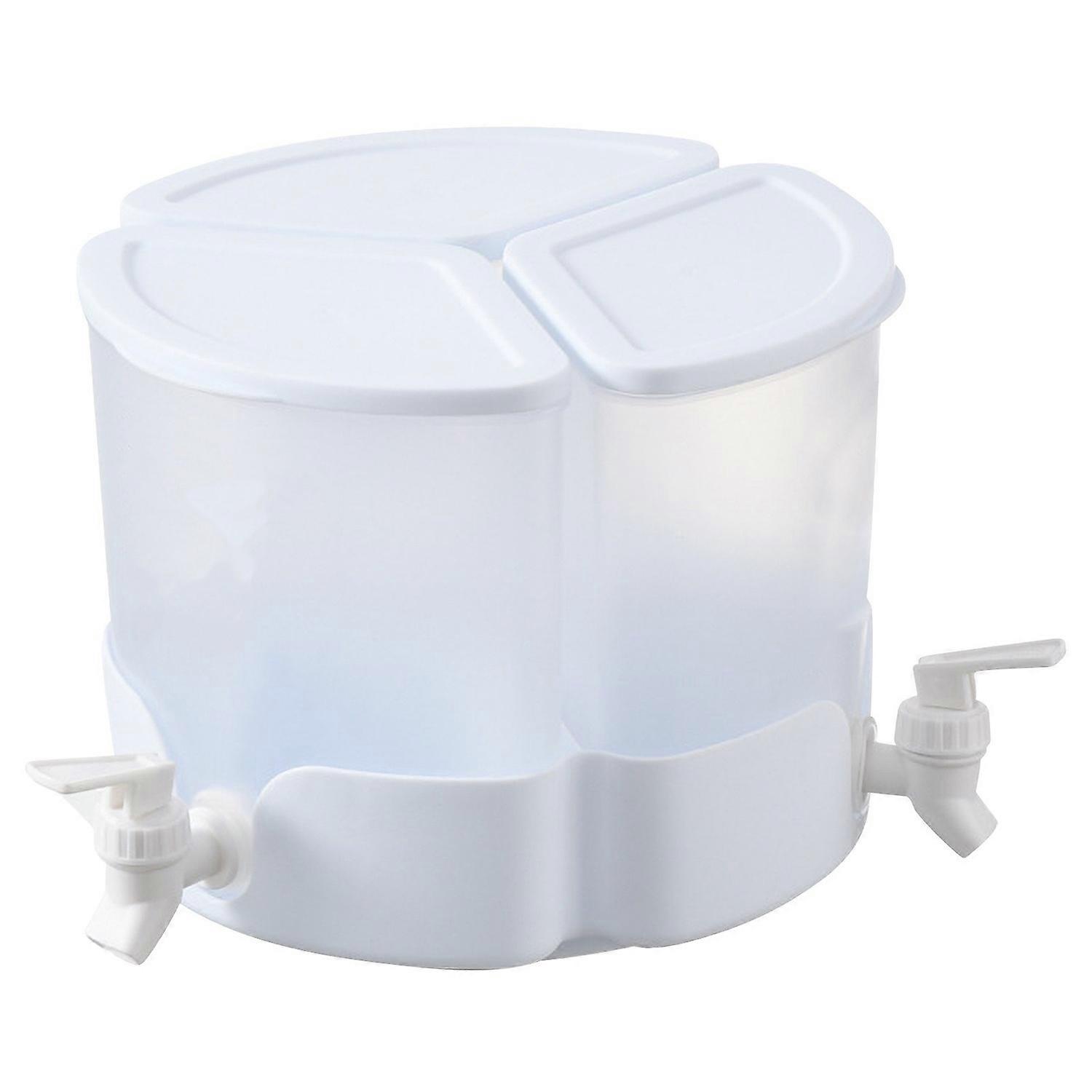 Type A Three Grids Beverage Dispenser Icer Bucket Rotatable Coldr Kettle Refrigerator