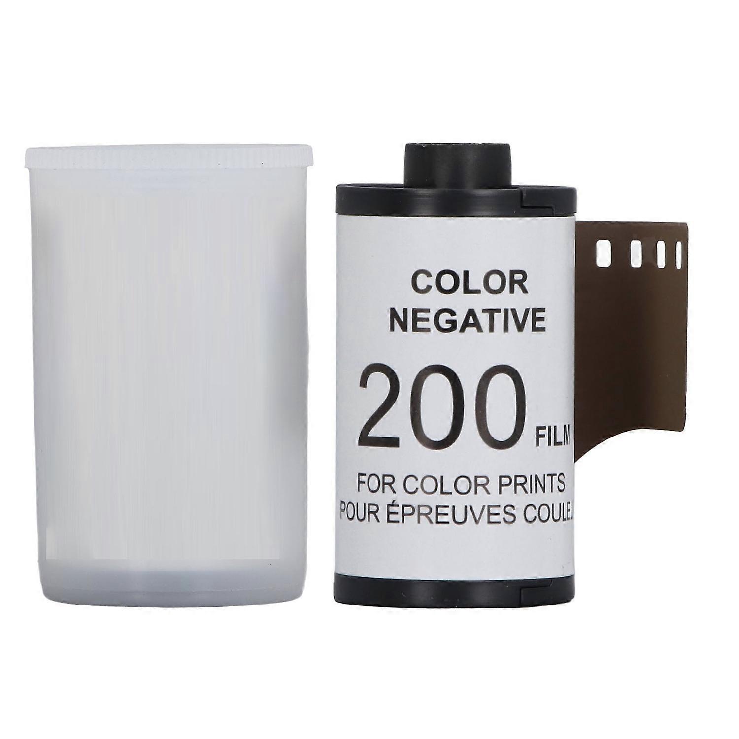 12 Sheets Camera Color Negative Film High Clarity High Resolution 200ISO CN200 Film Camera Color Pri