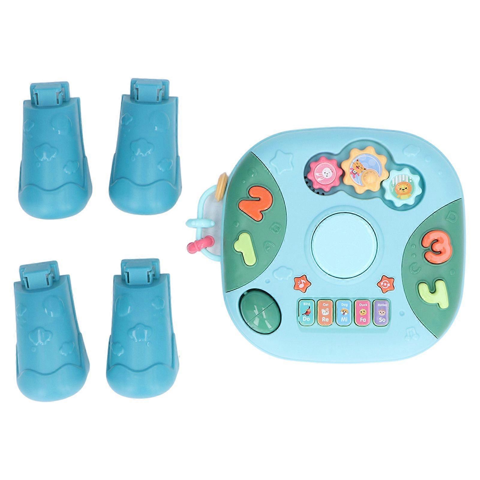 Learn and Grooved Musical Table Safe Multifunctional Children Learning Table for Children Over 3 Years Old +