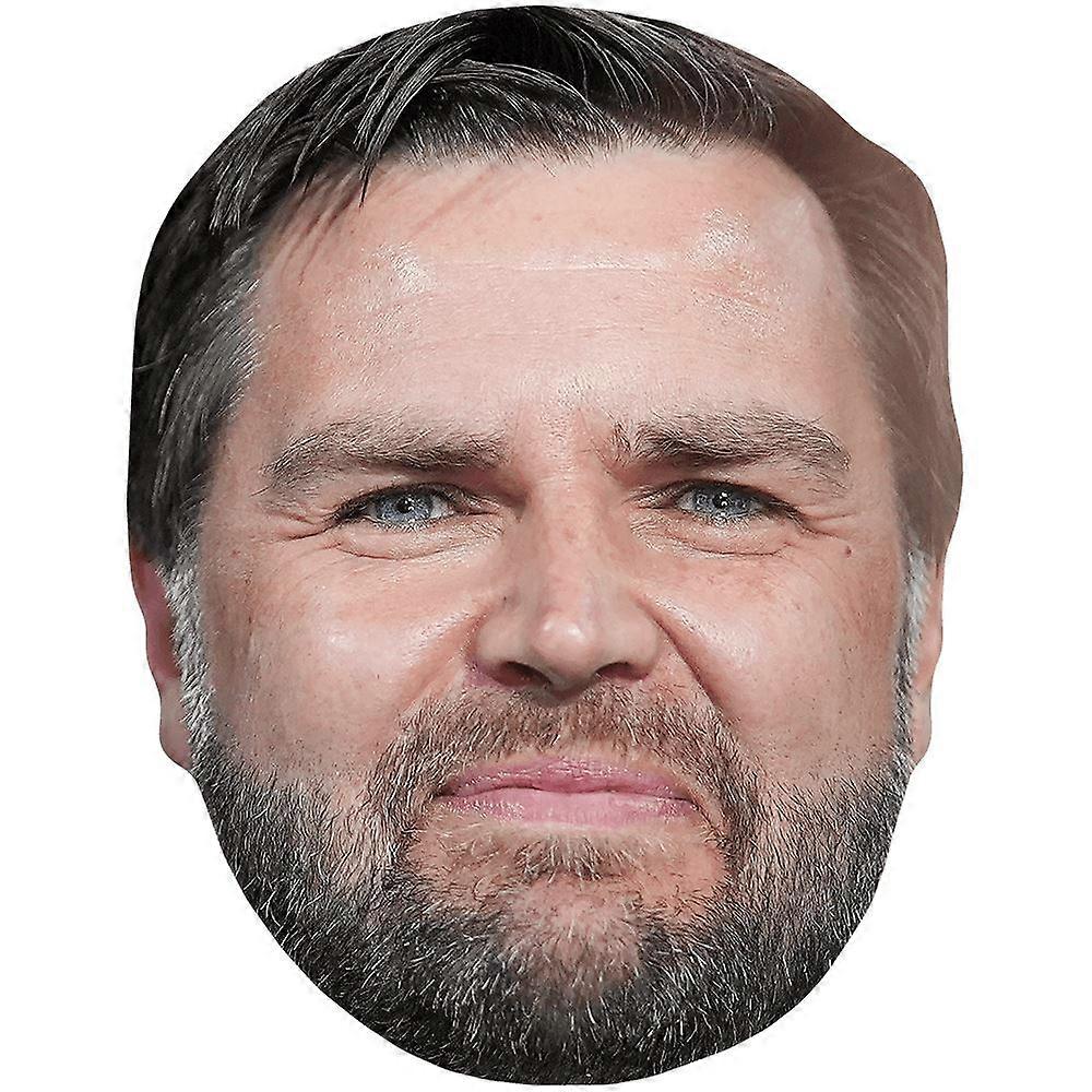 James David Vance (Smile) Celebrity Mask, Flat Card Face