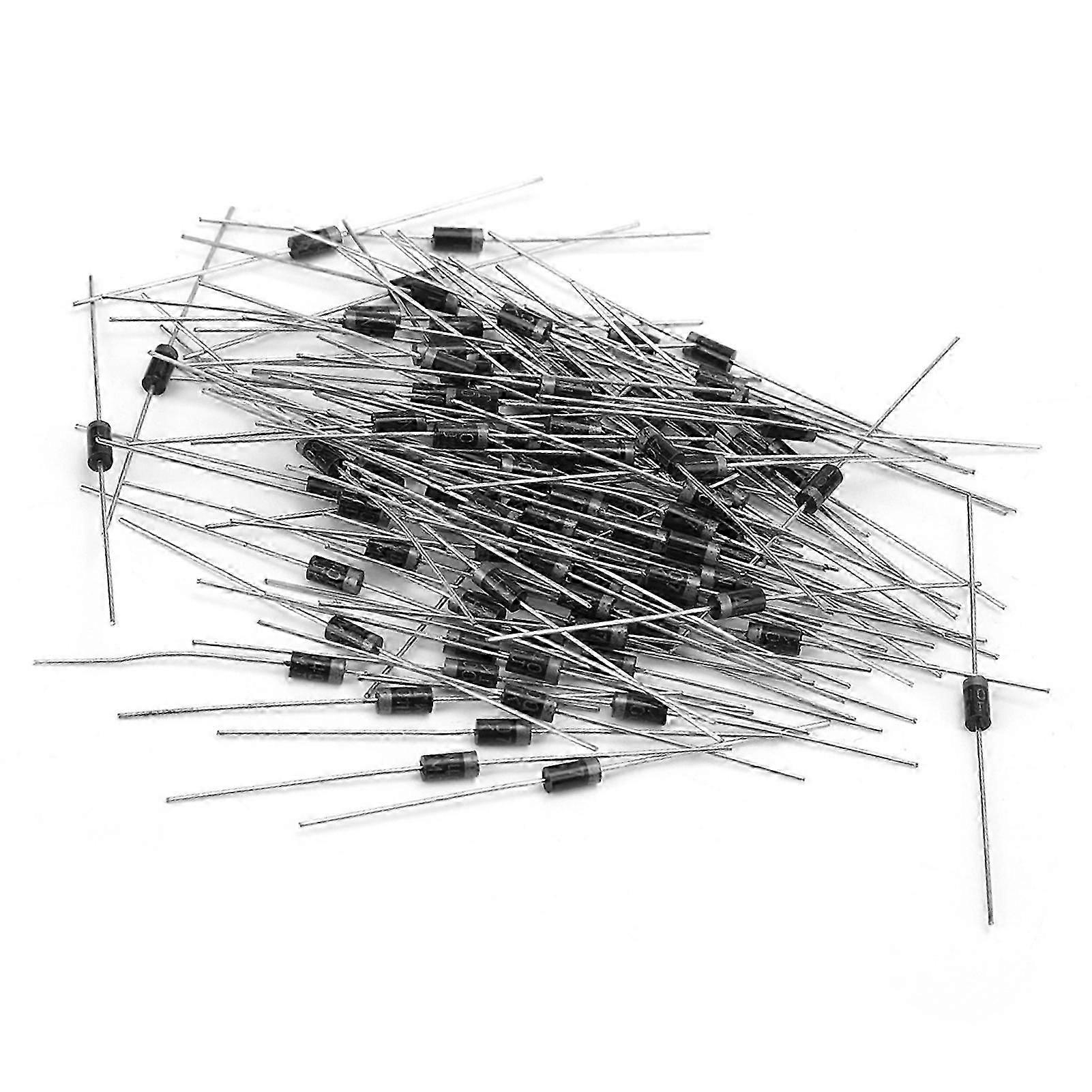100pcs 1N4007 1000V 1A High Voltage Rectifier Diode Rectifying Diodes Electronic Diodes