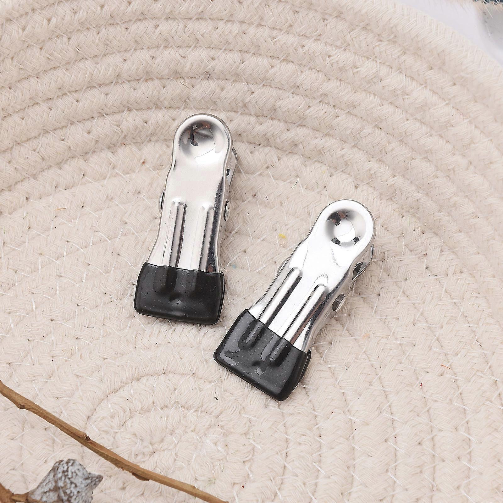 36PCS Black Stainless Steel Household Clips