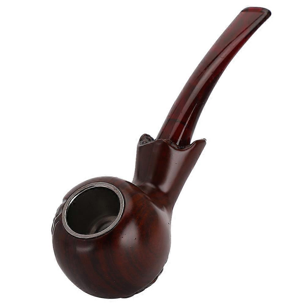 Pipe Smoking Set Smoker Gifts Collections Innovative Red Tail Straight Removable Resin
