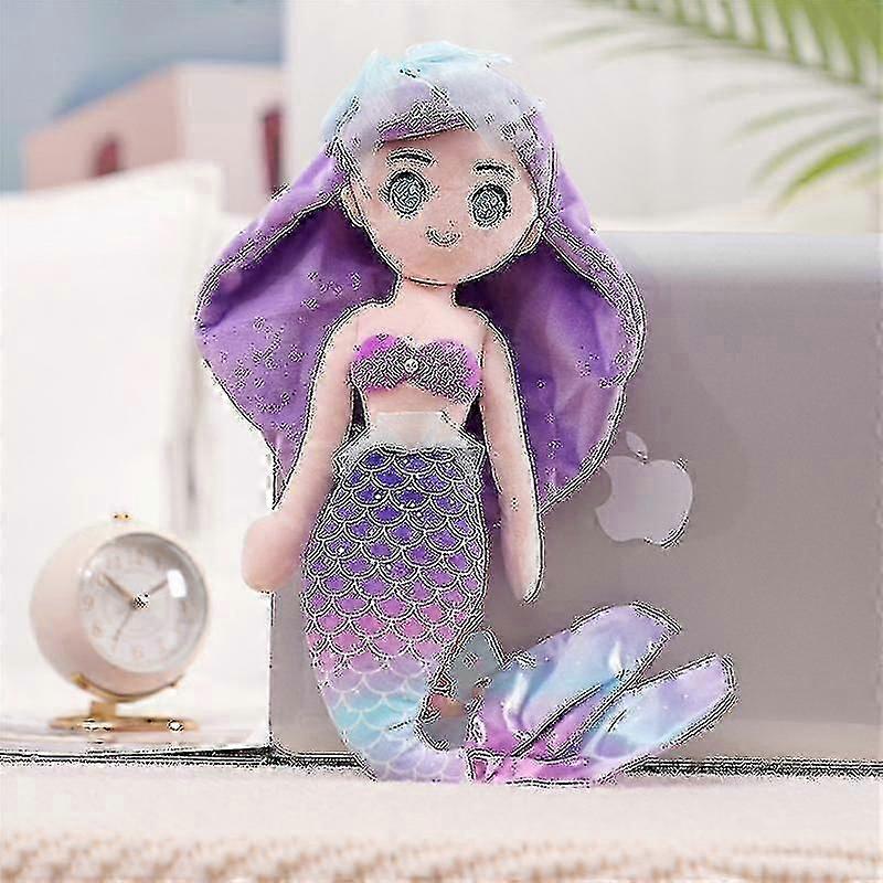 40cmマーメイドプリンセスぬいぐるみ人形かわいい子供用枕ガールドールドール