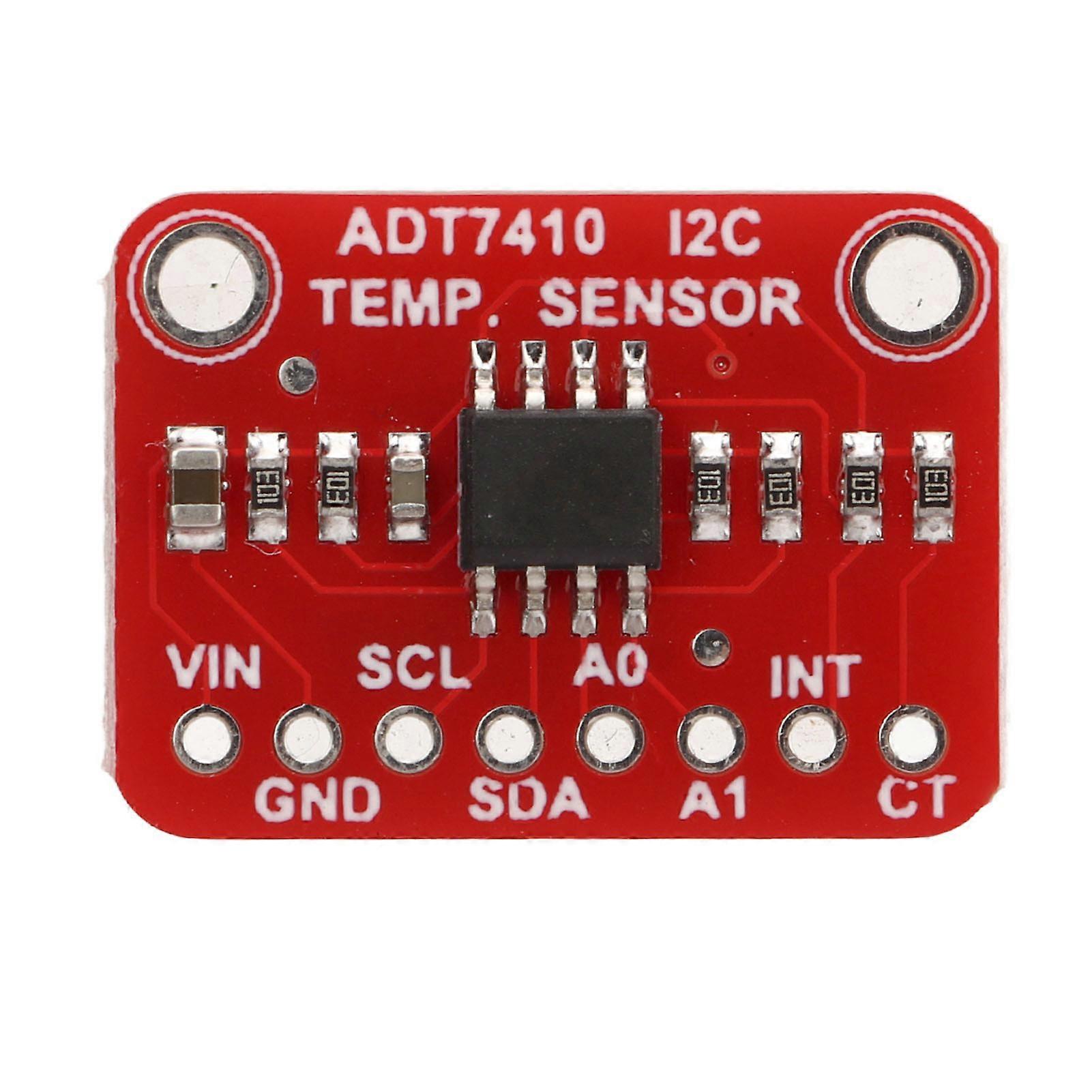 ADT7410 Temperature Sensor Breakout Board I2C Interface Accurate −40℃ to 105℃ Temperature Sensor Module 2.7V‑5VDC