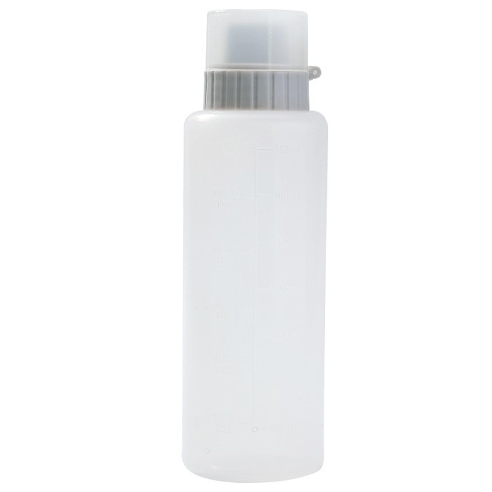 350ml Empty Squeeze Bottles 5 Hole Clear Bottle Reusable Leakproof Refillable Squeeze Squirt Condiment Bottles with Lid for Kitchen