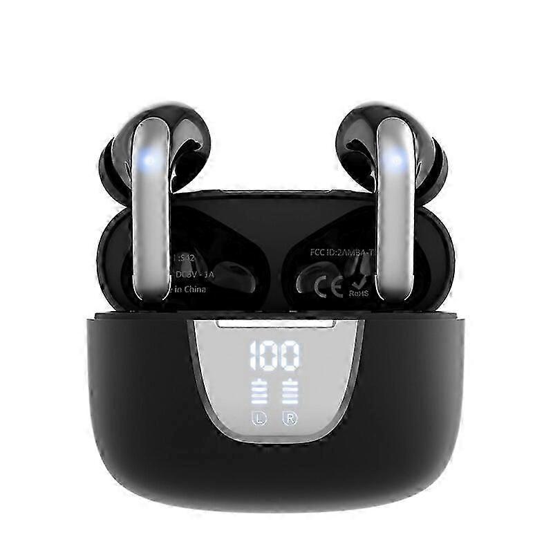 Nuovo auricolare bluetooth s42 5.3 auricolare bluetooth tws con cancellazione del rumore con display digitale a led cuffie wireless sportive cuffie cuffie 2023