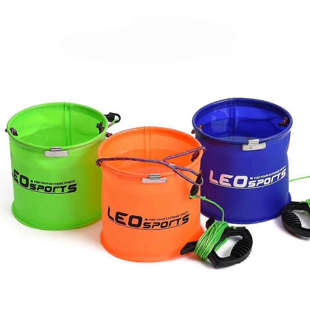 EVA Fishing Bucket Durable and Long Life Blue and Green Compression and Abrasion Resistance Fishing Equipment