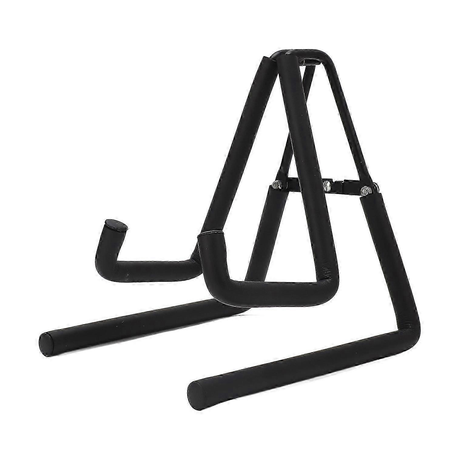 Unbrand Ukulele Stand Stainless Steel Metal Support Sponge Pad Multifunctional Folding Ukulele Brack