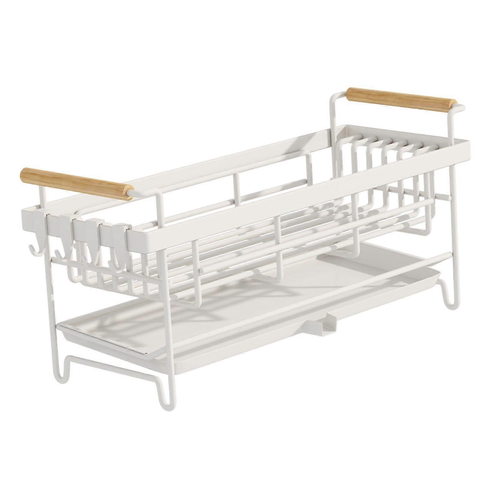 Dish Rack with Drainboard Kitchen Drying Rack for Kitchen Counter Plates