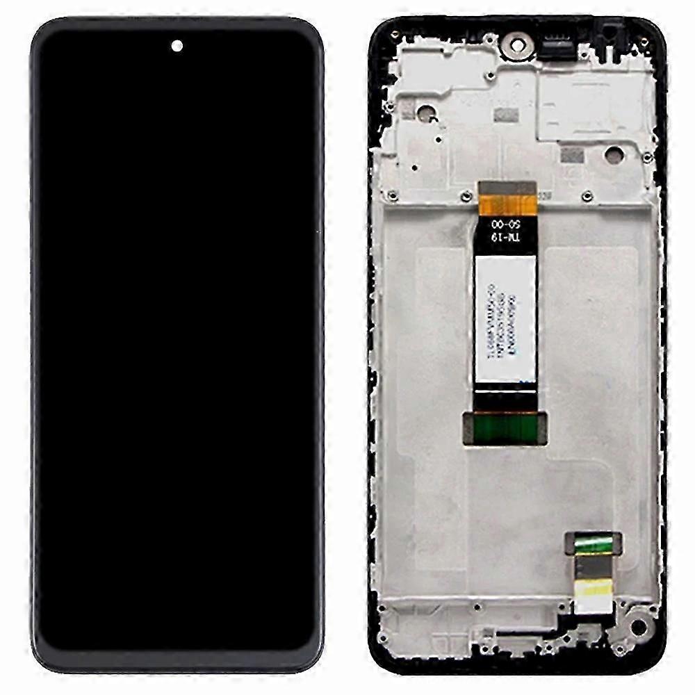 For Xiaomi Poco M6 4g Oem Grade S Ips Lcd Screen And Digitizer Assembly + Frame (without Logo)