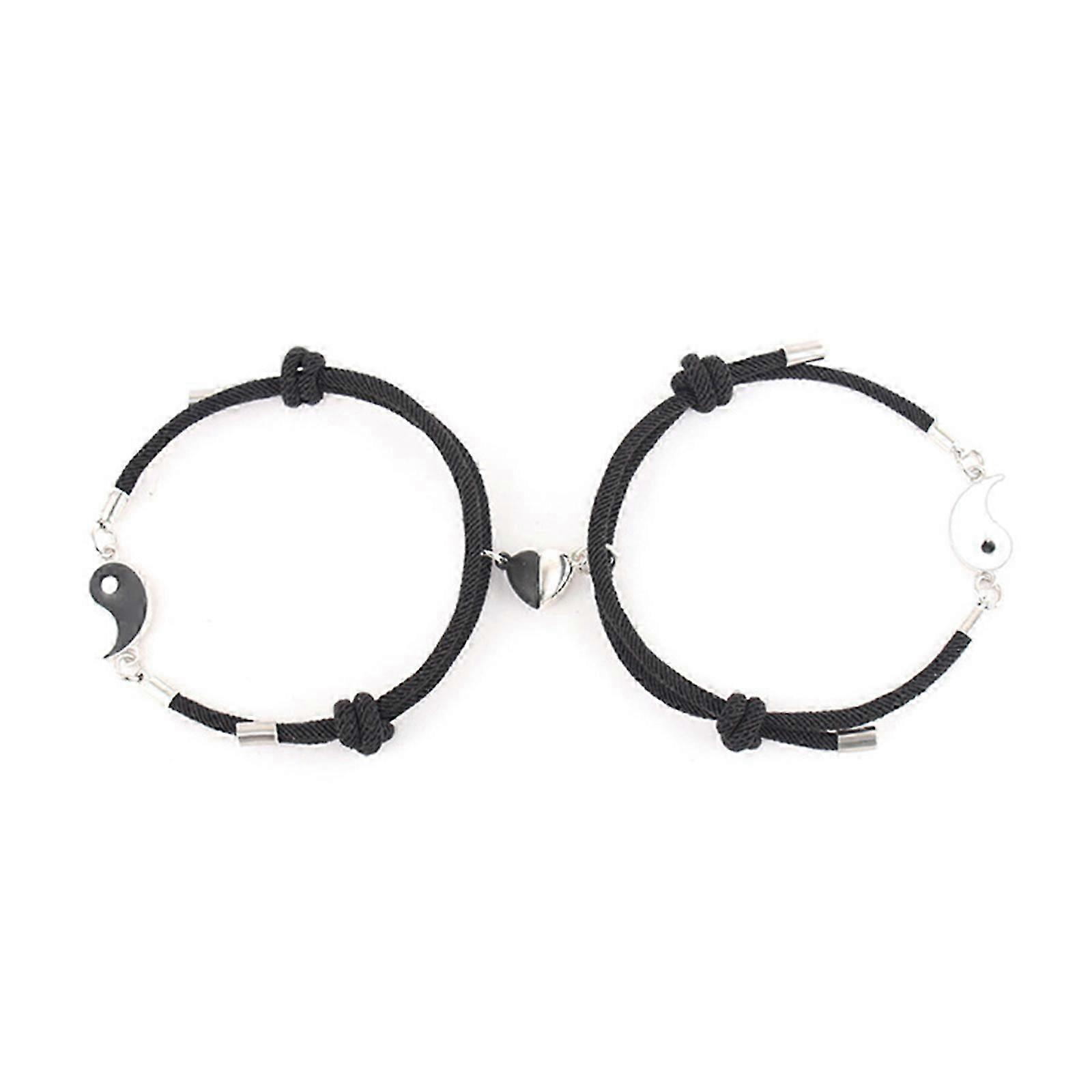 Yin Yang Bracelets Matching Friendship Bracelets Anniversary Gifts For Friends