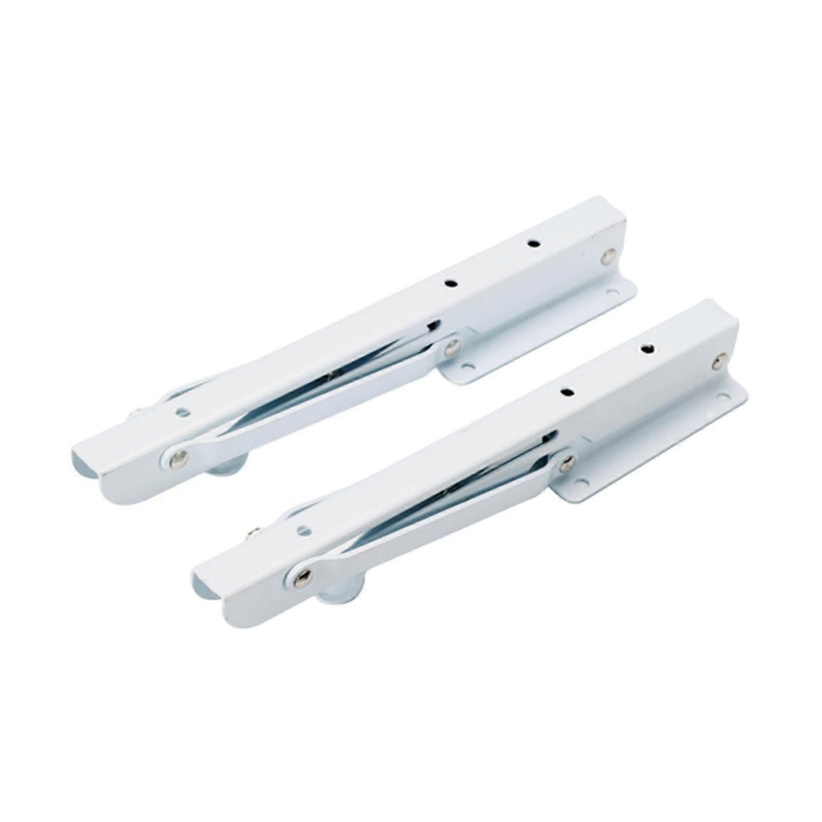 2 stycken vikbara hyllfästen DIY väggmonterad för verkstäder Balkong 8 tum