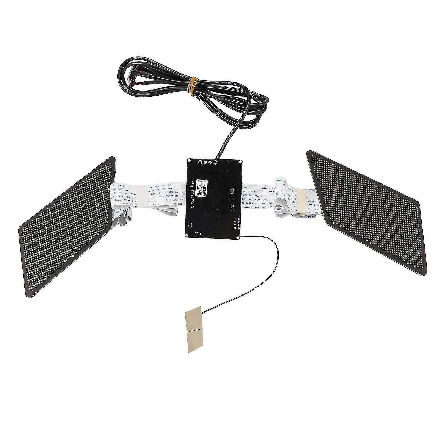 LED Eye Display Screen Panel Smart APP Programmable RGB Color Eye Animated Display Board for Car Backpack Bag Screen