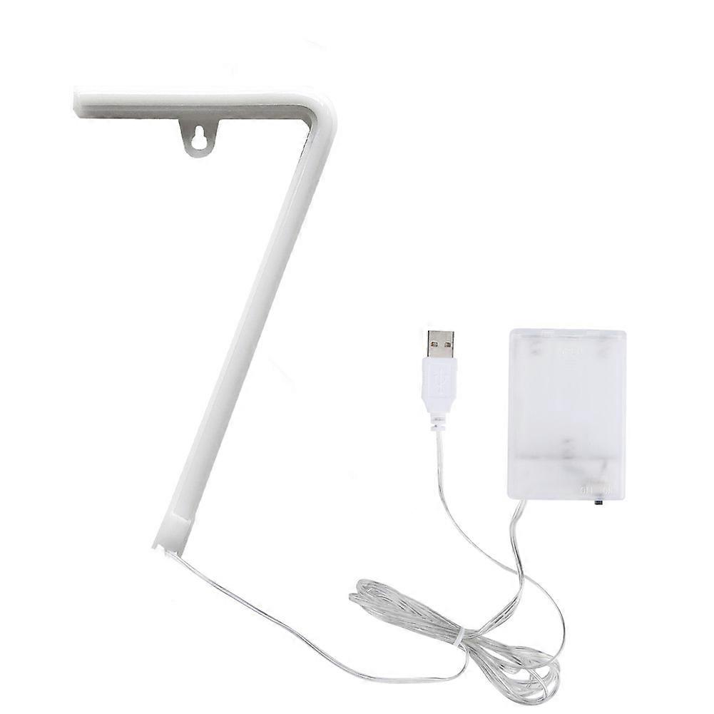 LED Luminous Numbers Neon Lamp for Romantic Love Events, Decorative Light, Customizable Color, 12-Inch Size