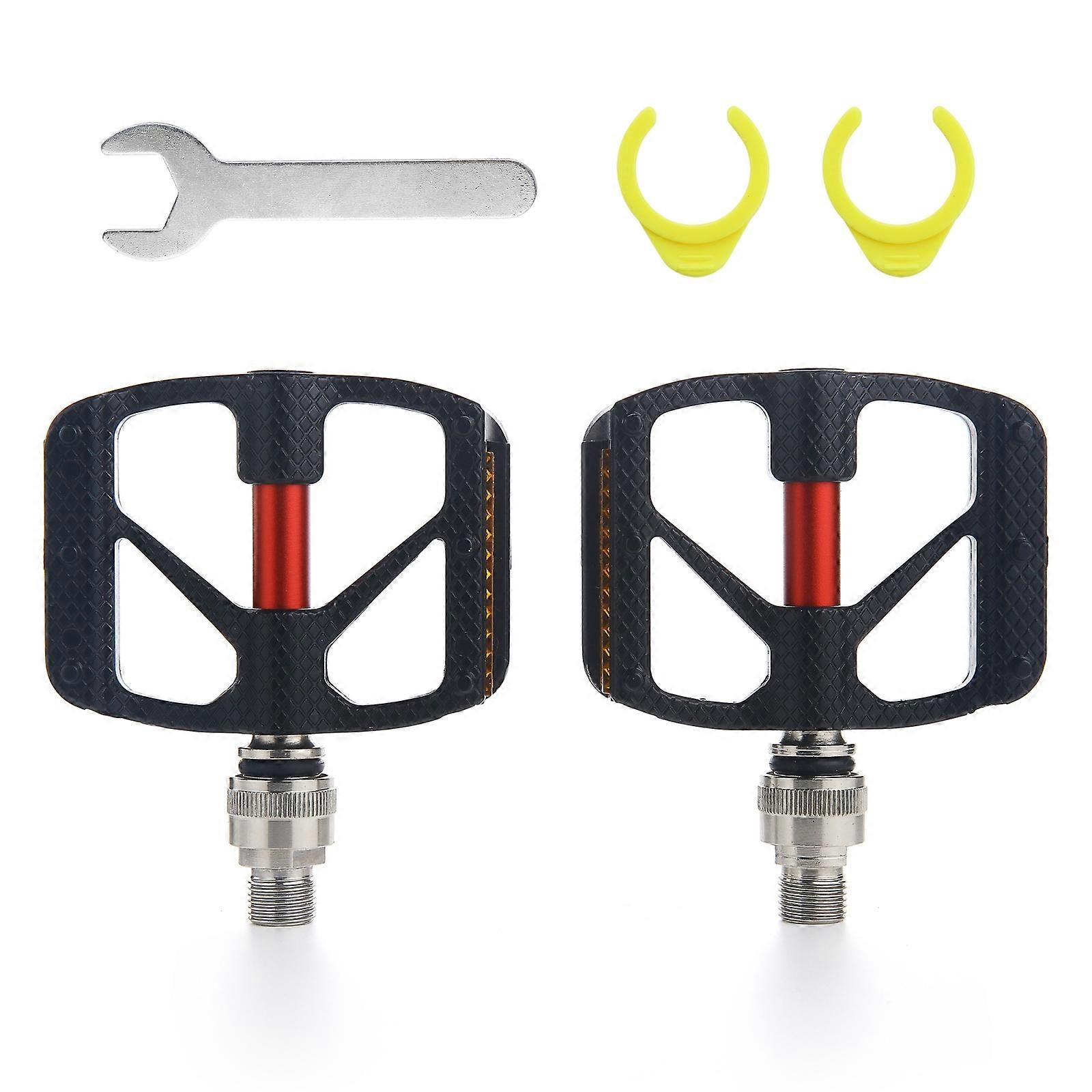 QR610 1 Pair Carbon Fiber Bicycle Quick Release Pedals