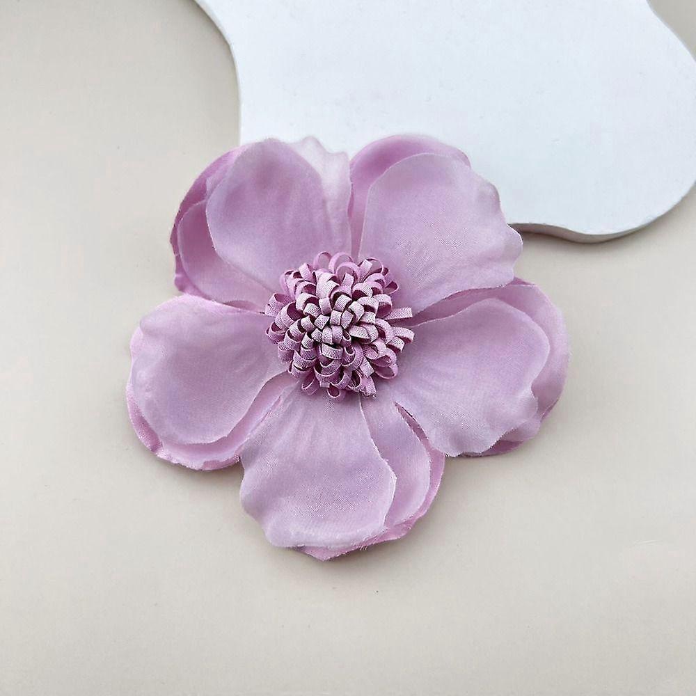 Fabric Art Artificial Lace Brooch Camellia Sinensis Flower Brooch New Camellia Flower Brooch Man